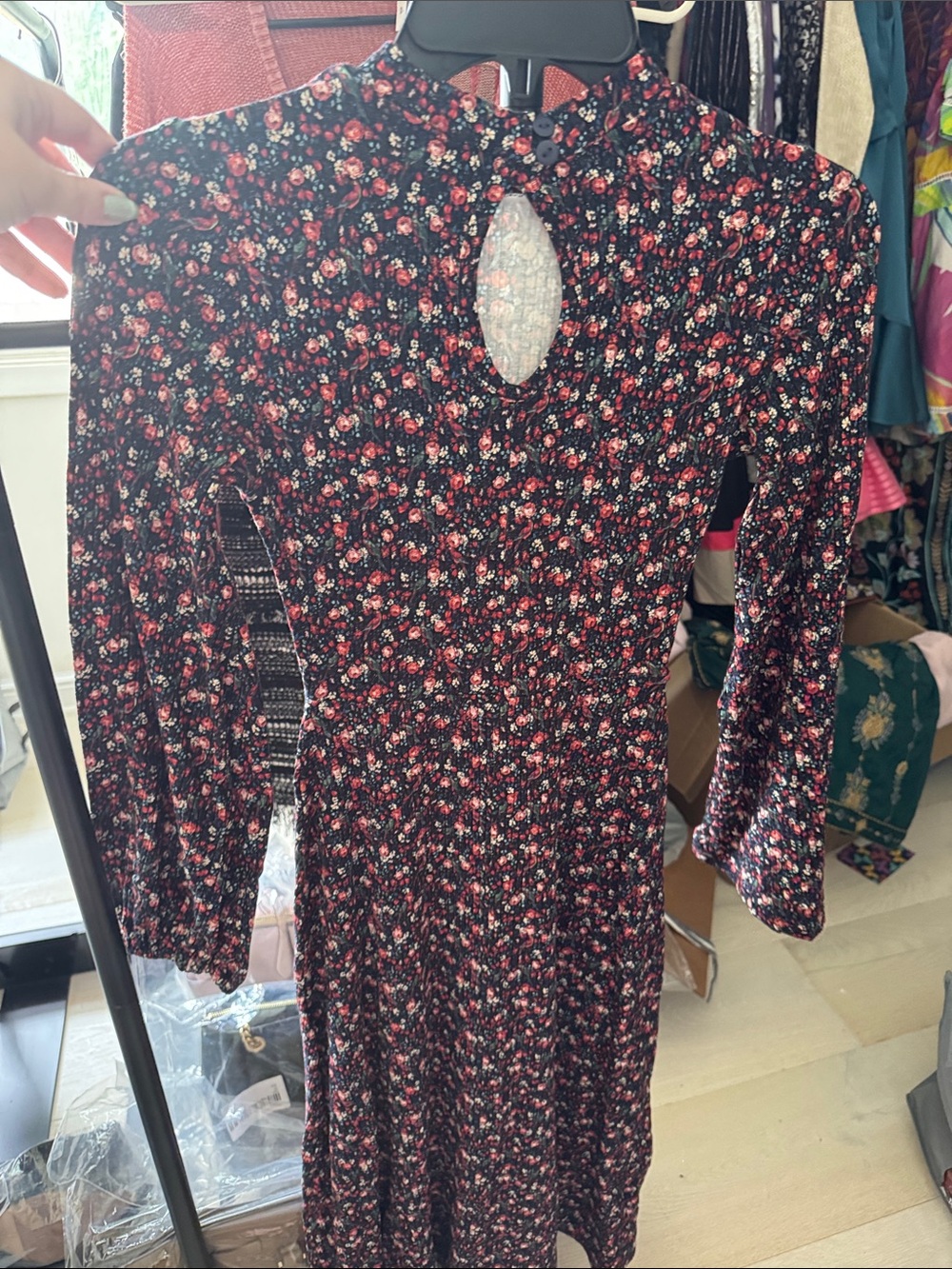 FARM Rio Liberty Flowers Midi Dress Ptp 15-18.5 - Picture 8 of 11